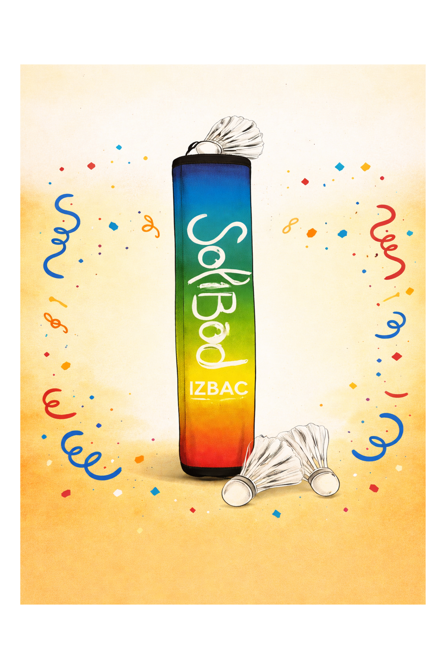 Chaussette multicolore