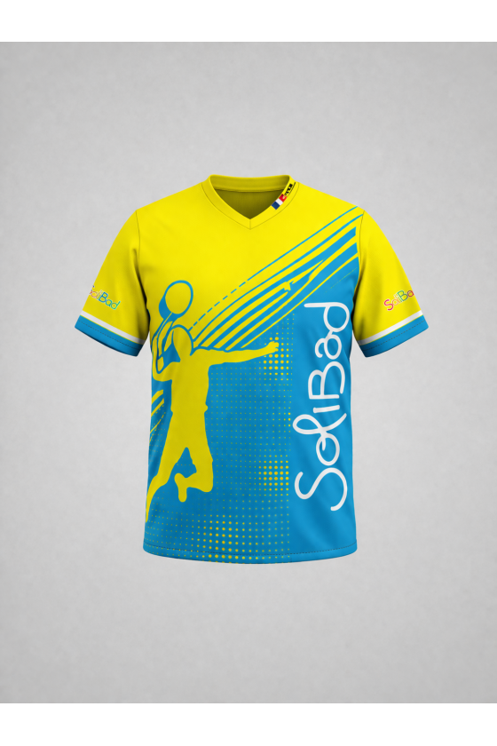 Maillot Impulse Bleu/Jaune