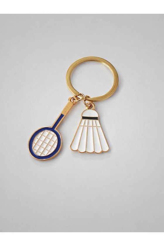 Porte-clé raquette et volant