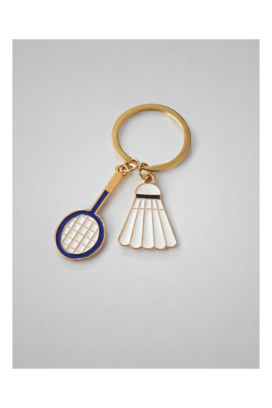 Porte-clé raquette et volant